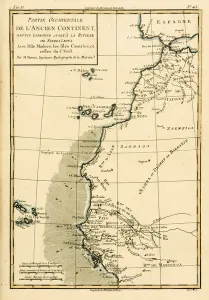 West Coast of Africa, from Lisbon to Sierra Leone, from Atlas de Toutes les West Coast of Africa, from Lisbon to Sierra Leone, from Atlas de Toutes les