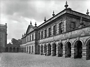 English Baroque Architecture Collection: The west or kitchen wing, Seaton Delaval, from The Country Houses of Sir John Vanbrugh by Jeremy