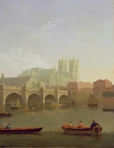 Westminster Abbey and Westminster Bridge Seen from the South, 1794 (oil on canvas) Westminster Abbey and Westminster Bridge Seen from the South, 1794 (oil on canvas)