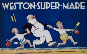 Weston Super Mare Gallery: Weston-Super-Mare, 1927 (printed)