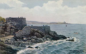 Weston Super Mare Gallery: Weston-Super-Mare, Anchor Head (colour litho)