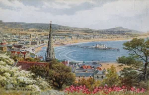 Weston Super Mare Gallery: Weston-Super-Mare (colour litho)