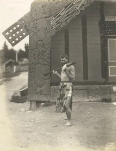 Whakaronu (Guard) 1905 (silver gelatin print) Whakaronu (Guard) 1905 (silver gelatin print)