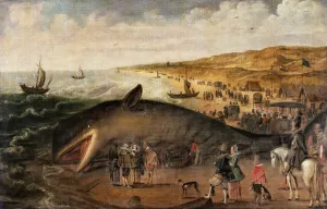 The Whale beached between Scheveningen and Katwijk, January 1617 The Whale beached between Scheveningen and Katwijk, January 1617