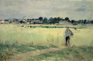In the Wheatfield at Gennevilliers, 1875 (oil on canvas) In the Wheatfield at Gennevilliers, 1875 (oil on canvas)