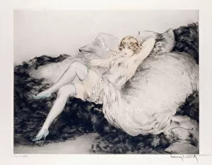 White Underwear, 1925 (colour etching and aquatint)
