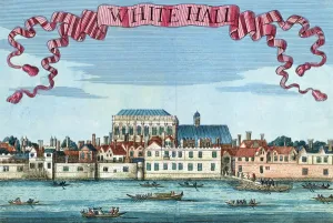Whitehall, from A Book of the Prospects of the Remarkable Places in and about Whitehall, from A Book of the Prospects of the Remarkable Places in and about