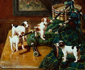 He Who Pays the Piper Calls the Tune (oil on canvas) He Who Pays the Piper Calls the Tune (oil on canvas)