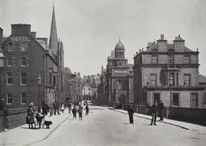 Bridge Street Gallery: Wick, Bridge Street (b / w photo)