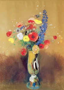 Wild flowers in a Long-necked Vase, c.1912 (pastel on paper) Wild flowers in a Long-necked Vase, c.1912 (pastel on paper)