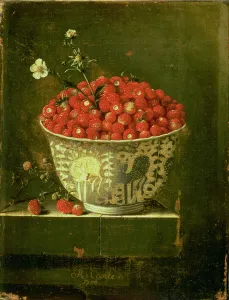Wild Strawberries in a Chinese Wanli Kraak porcelain bowl, 1704 (oil on canvas) Wild Strawberries in a Chinese Wanli Kraak porcelain bowl, 1704 (oil on canvas)