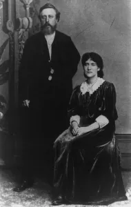 Wilhelm Liebknecht and Eleanor Aveling in America, 1887 (b/w photo) Wilhelm Liebknecht and Eleanor Aveling in America, 1887 (b/w photo)