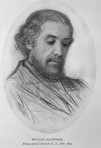 William Allingham, 1874 (engraving) William Allingham, 1874 (engraving)