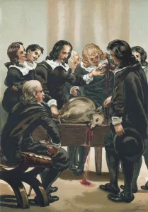 William Harvey demonstrating the circulation of the blood William Harvey demonstrating the circulation of the blood
