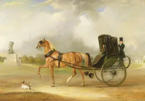 William Massey-Stanley Driving his Cabriolet in Hyde Park, 1833 (oil on canvas) William Massey-Stanley Driving his Cabriolet in Hyde Park, 1833 (oil on canvas)