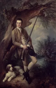 William Poyntz of Midgham and his Dog Amber (oil on canvas) William Poyntz of Midgham and his Dog Amber (oil on canvas)