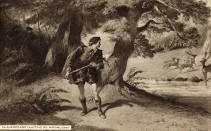 William Shakespeare hunting by moonlight (litho) William Shakespeare hunting by moonlight (litho)