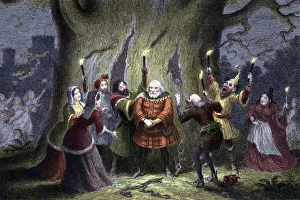 William Shakespeare The Merry Wives of Windsor, play first performed 1597 or 1600 William Shakespeare The Merry Wives of Windsor, play first performed 1597 or 1600