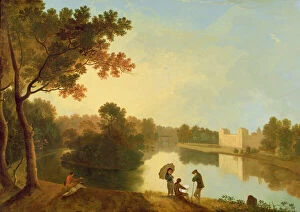 Images Dated 30th April 2010: Wilton House from the South-east, c.1758-60 (oil on canvas)