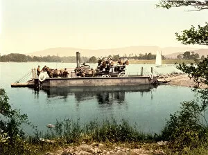 Lake Windermere Gallery: Windermere Steam Ferry (hand-coloured photo)