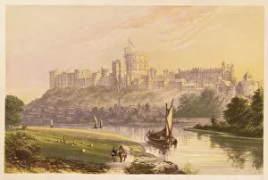 Windsor Castle, Berkshire, England. 1880 (engraving)