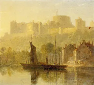 Windsor Castle from the Thames (oil on millboard) Windsor Castle from the Thames (oil on millboard)