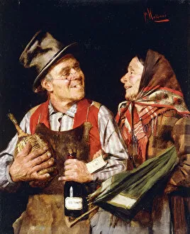 Images Dated 4th January 2013: The Wine Merchant, (oil on canvas)
