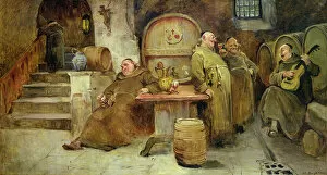 Wine Cellar Gallery: Wine and Song, 1895 (oil on canvas)