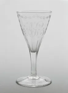 Wineglass, 1790-1810 (lead glass) Wineglass, 1790-1810 (lead glass)