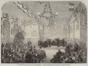 Winter Entertainments at St Luke's Hospital, Vocal and Instrumental Concert on Wednesday Week (engraving)