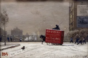 Winter in Paris par Alexei Bogolioubov - Bogolyubov, Alexei Petrovich (1824-1896) Winter in Paris par Alexei Bogolioubov - Bogolyubov, Alexei Petrovich (1824-1896)