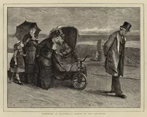 Wintering at Hastings, a Sketch on the Esplanade (engraving)