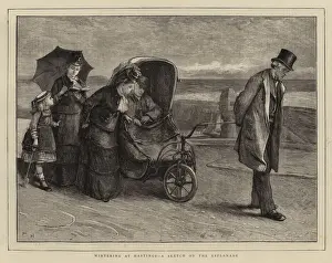 Wintering at Hastings, a Sketch on the Esplanade (engraving) Wintering at Hastings, a Sketch on the Esplanade (engraving)