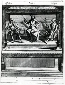 Woden, Thor and Friga (engraving) Woden, Thor and Friga (engraving)