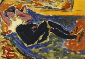 Woman with Black Stockings; Frau mit Schwarzen Strumpfen (Die Schwarze Grete), c Woman with Black Stockings; Frau mit Schwarzen Strumpfen (Die Schwarze Grete), c
