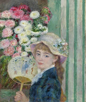 Woman with a Fan, c.1879 (oil on canvas)