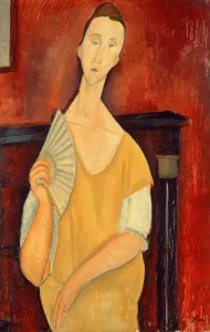 Woman with a Fan (Lunia Czechowska) 1919 (oil on canvas) Woman with a Fan (Lunia Czechowska) 1919 (oil on canvas)