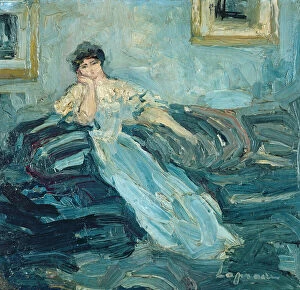 Impasto Gallery: Woman in an Interior, c.1909 (oil on canvas)