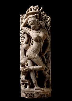 Woman playing with ball (sculpture, 10th-11th century) Woman playing with ball (sculpture, 10th-11th century)