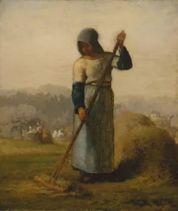 Woman with a Rake, probably 1856a57, (oil on canvas) Woman with a Rake, probably 1856a57, (oil on canvas)