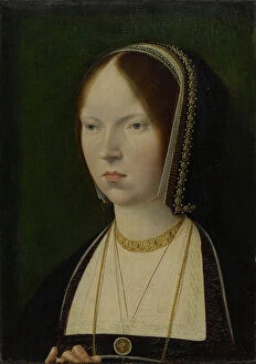 Hollander Gallery: A Woman, traditionally identified as Isabella I of Castile, c.1492-97 (oil on panel)
