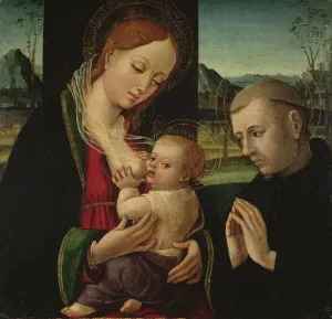 Madonna Feeding the Christ Child Print, Italian, 1500-30