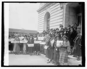 Women from New Jersey at Capitol to prohibition hearing, 12 April 1926 (b/w photo) Women from New Jersey at Capitol to prohibition hearing, 12 April 1926 (b/w photo)