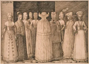 Ten Women of Stralsund, 1571/73 (pen and brown ink) Ten Women of Stralsund, 1571/73 (pen and brown ink)