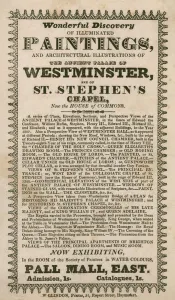 Wonderful discovery of illuminated paintings and architectural illustrations of the ancient Palace of Westminster Wonderful discovery of illuminated paintings and architectural illustrations of the ancient Palace of Westminster