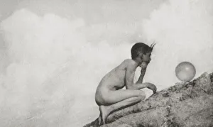 Photo Secession Gallery: The Wondrous Globe (photogravure)