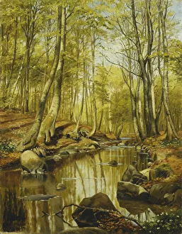 A Wooded River Landscape, 1892 (oil on canvas) A Wooded River Landscape, 1892 (oil on canvas)