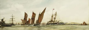 Above Woolich, 1906 (pencil and watercolour heightened with white) Above Woolich, 1906 (pencil and watercolour heightened with white)