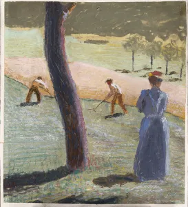 Workers in a Field at Kandern; Arbeiter auf dem Feld bei Kandern Workers in a Field at Kandern; Arbeiter auf dem Feld bei Kandern