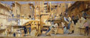 The Workers; Le Travail, 1914 (oil on canvas) The Workers; Le Travail, 1914 (oil on canvas)